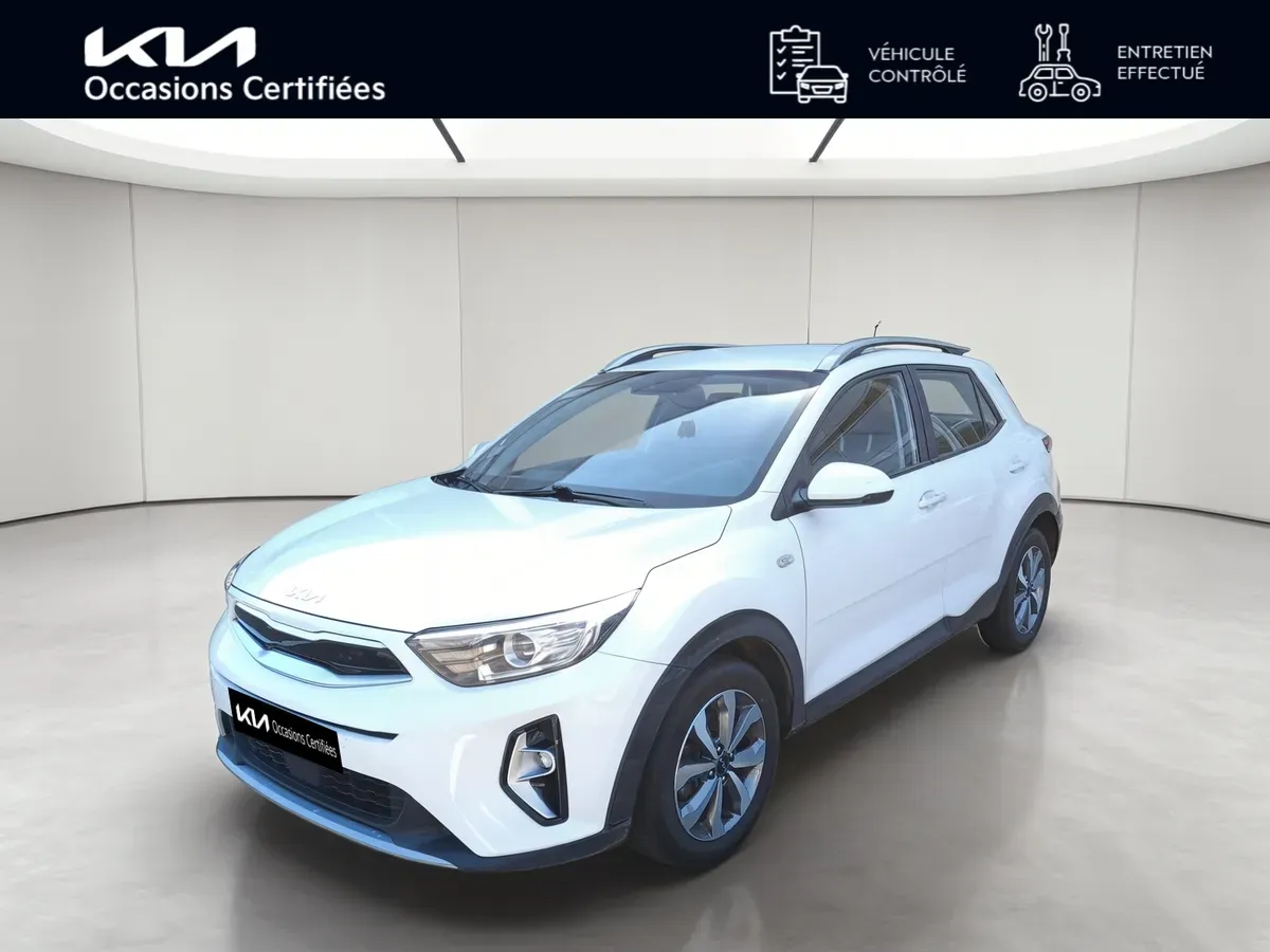 Kia Stonic gris aluminium metallise d'occasion