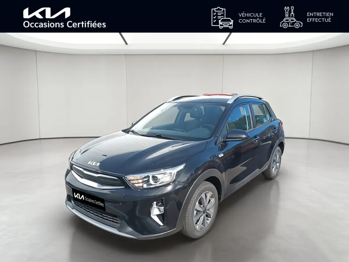 Kia Stonic noir ebene metallise d'occasion