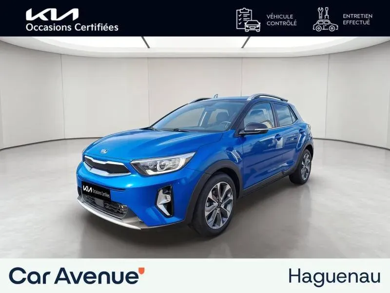 Kia Stonic bleu azur metallise / toit noir d'occasion