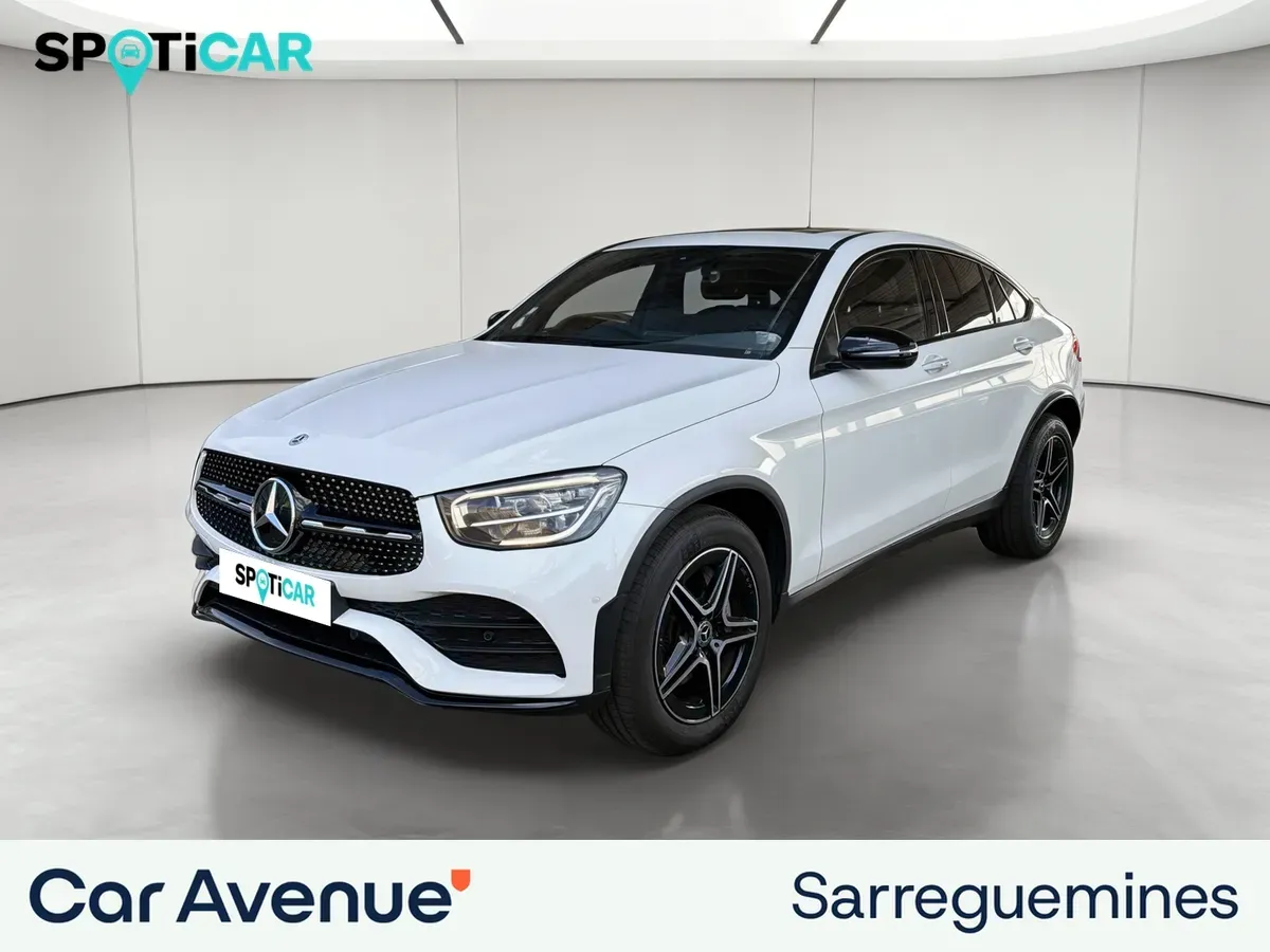 Mercedes Benz GLC COUPE blanc d'occasion