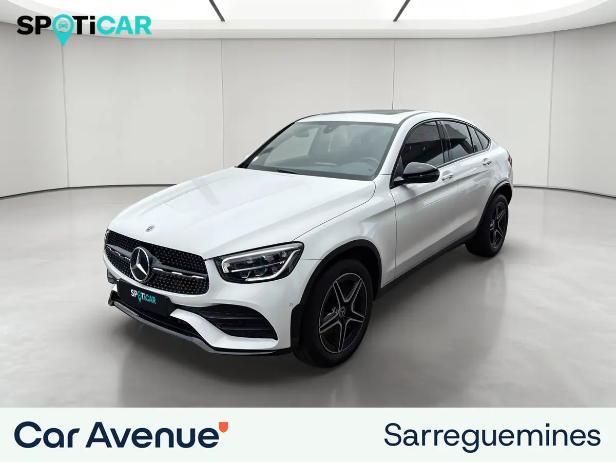 Mercedes Benz GLC COUPE blanc d'occasion