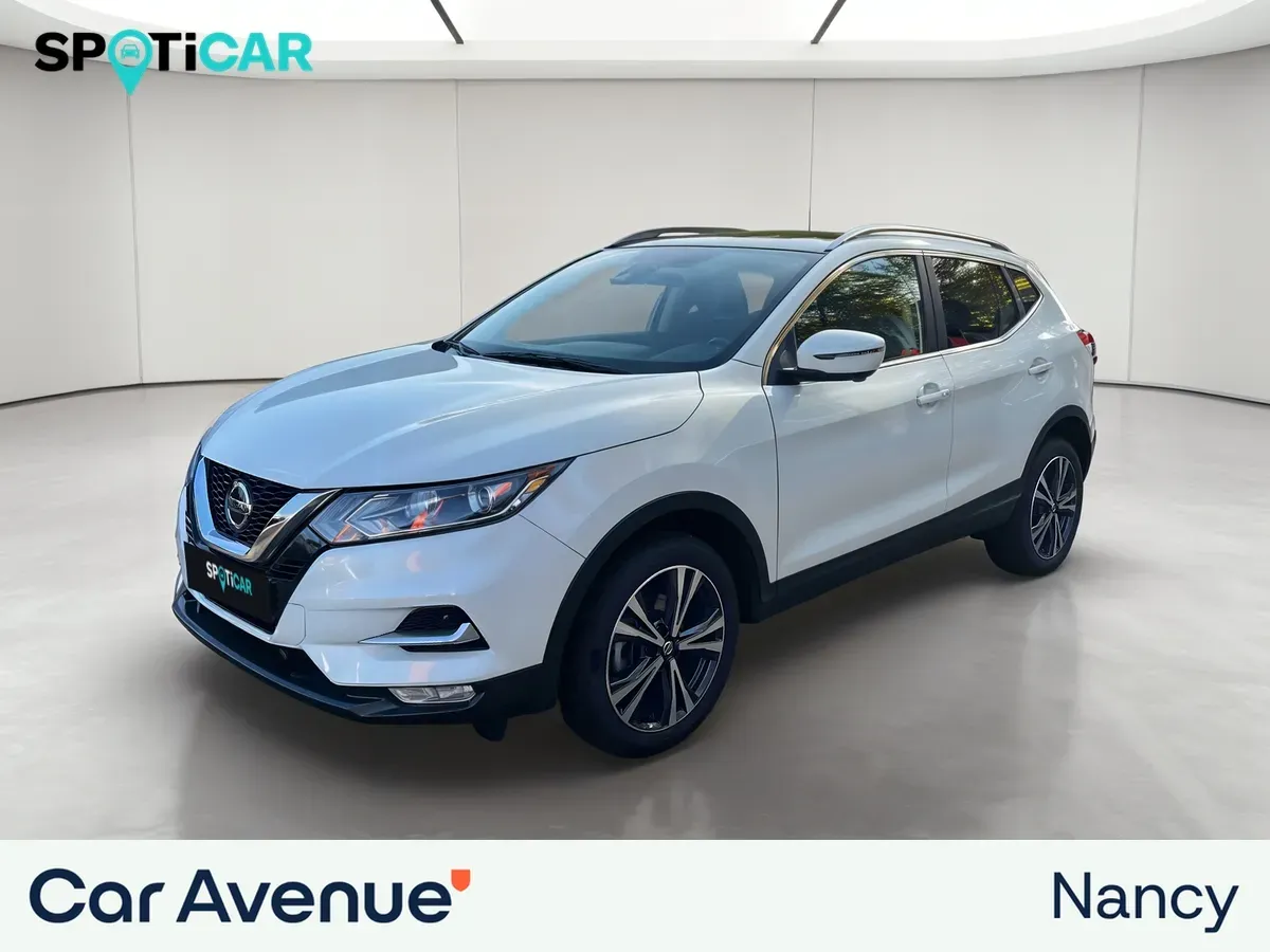 Nissan Qashqai blanc d'occasion