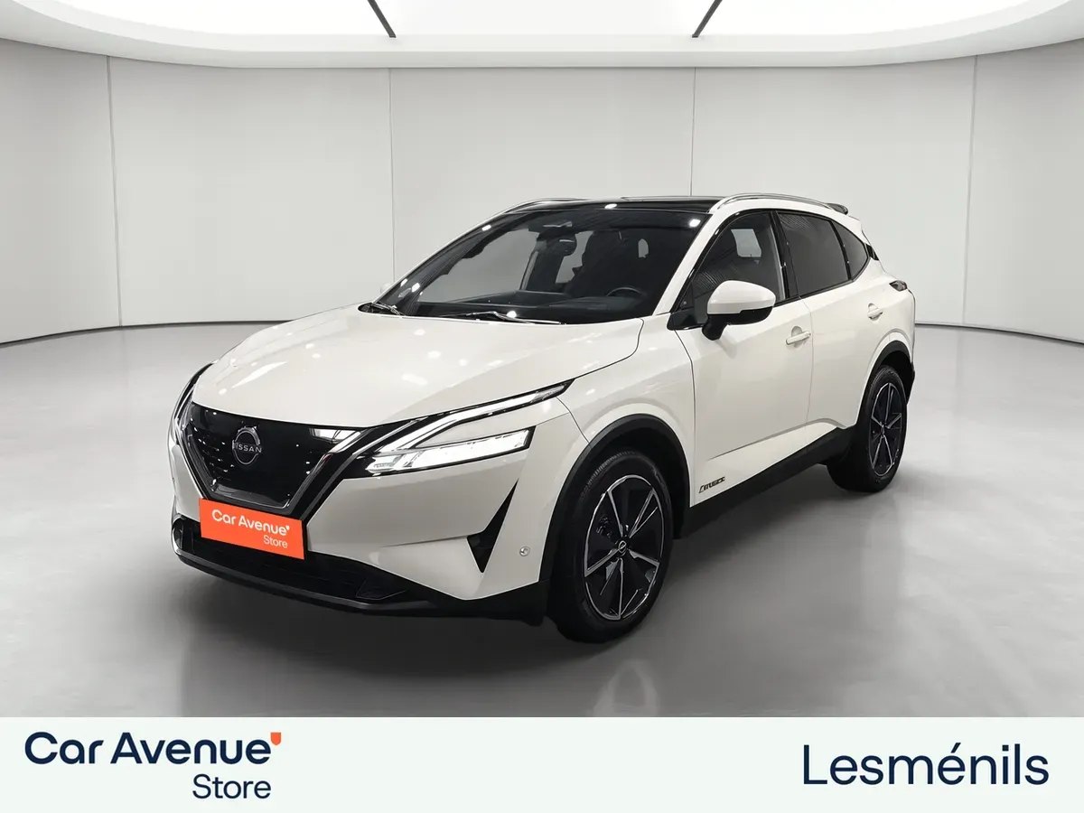 Nissan Qashqai blanc d'occasion