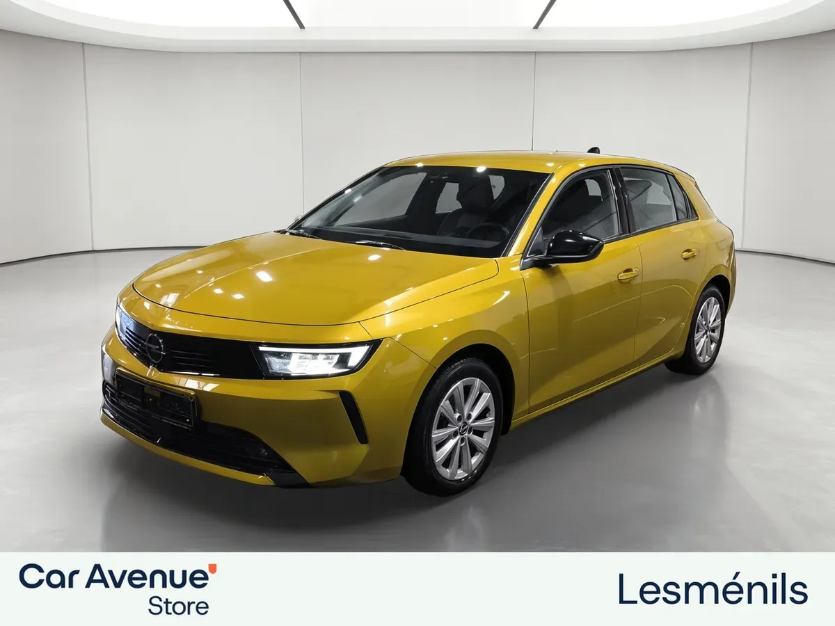 Opel Astra jaune d'occasion