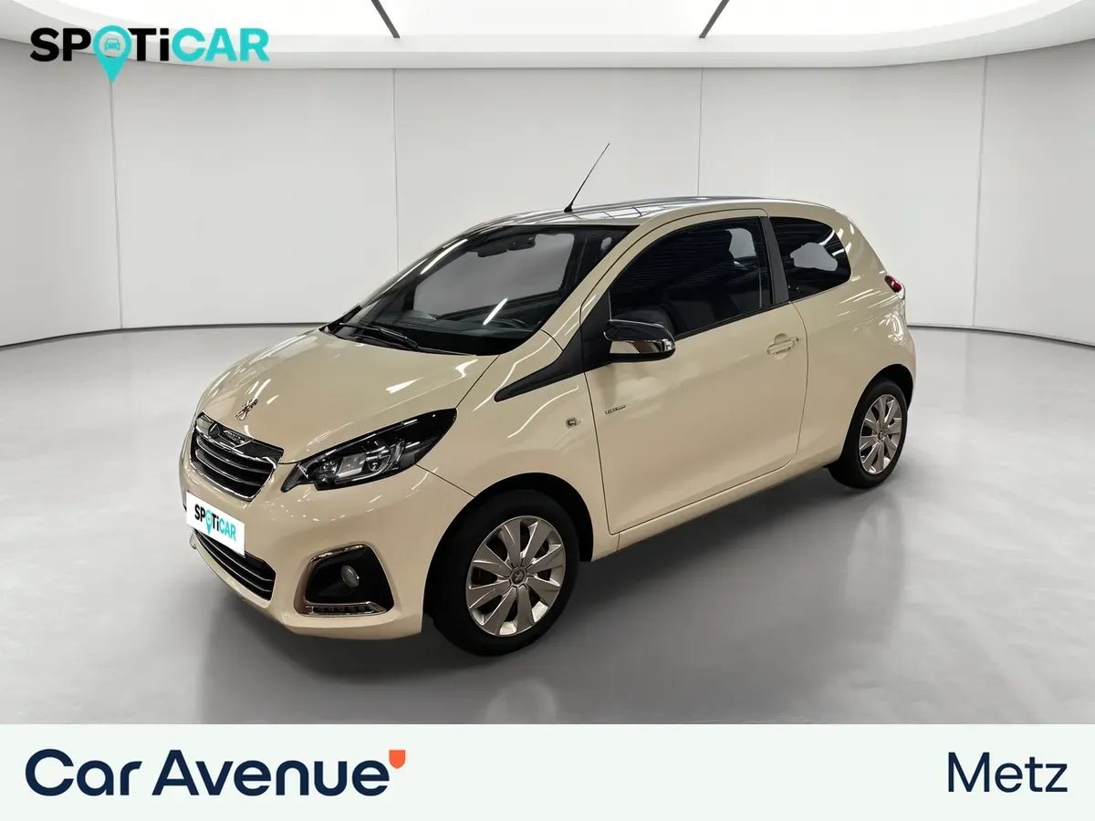 Peugeot 108 blanc lipizan d'occasion