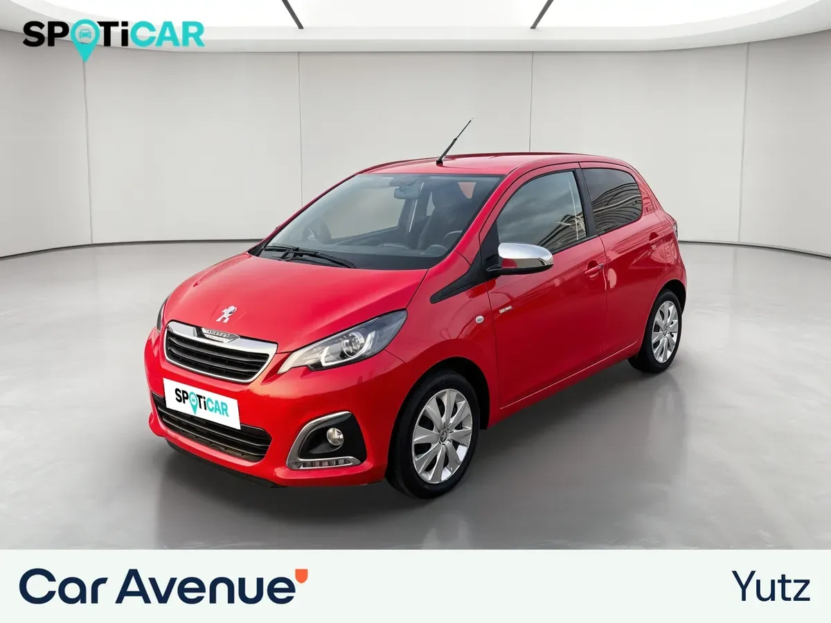 Peugeot 108 p. opaque rouge scarlett d'occasion