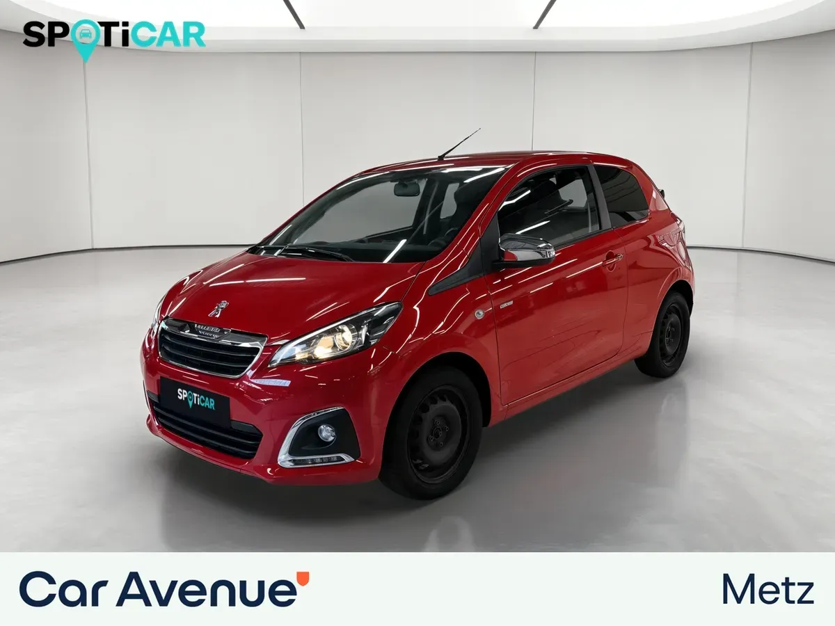 Peugeot 108 p. opaque rouge scarlett d'occasion