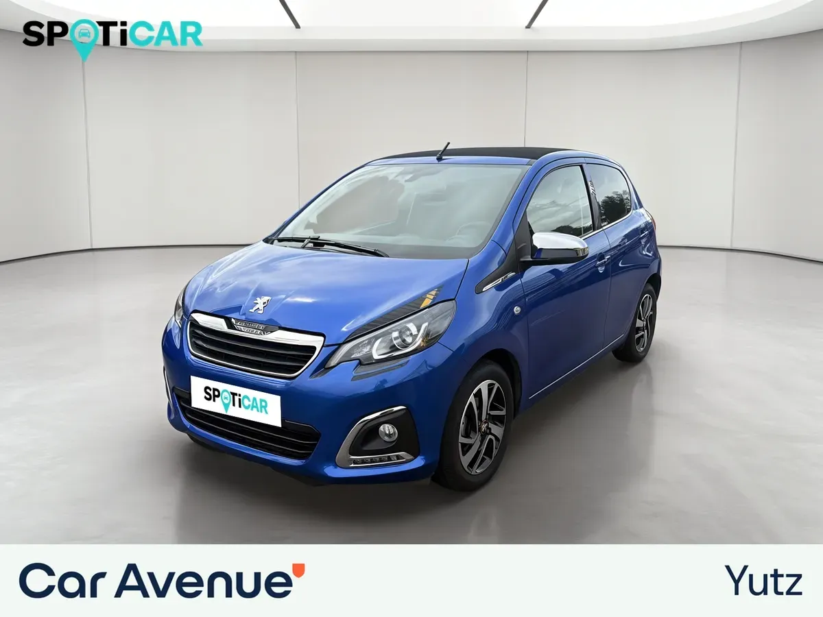 Peugeot 108 bleu d'occasion