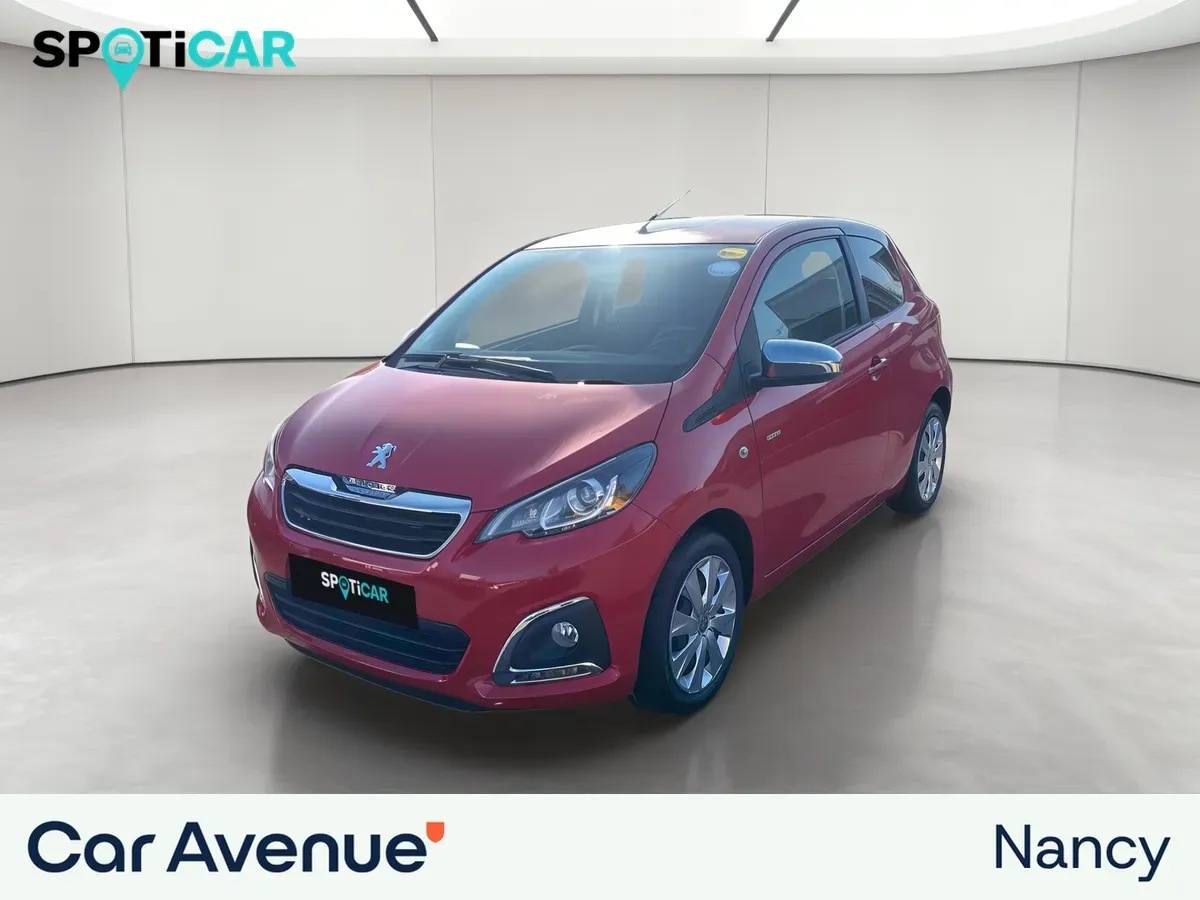 Peugeot 108 rouge d'occasion