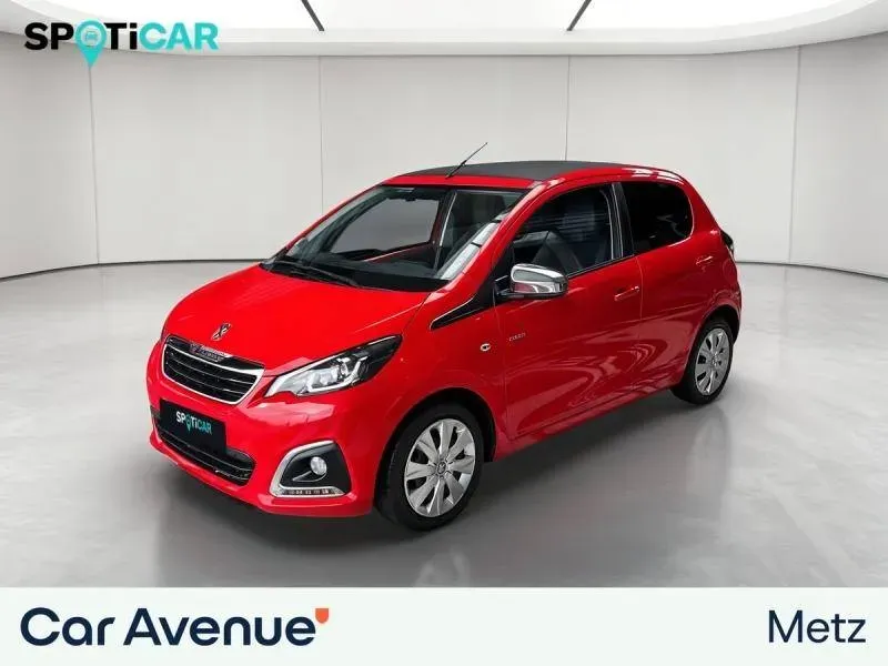 Peugeot 108 rouge d'occasion