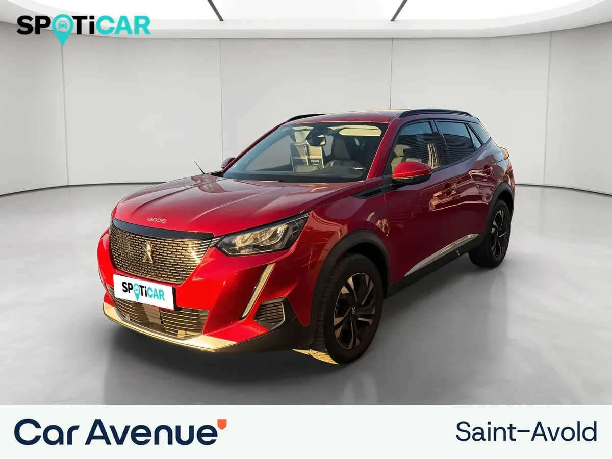 Peugeot 2008 rouge d'occasion