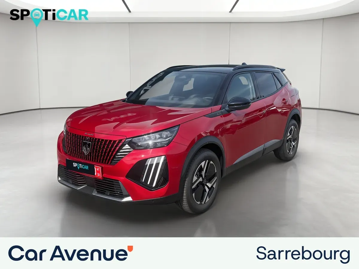 Peugeot 2008 rouge d'occasion