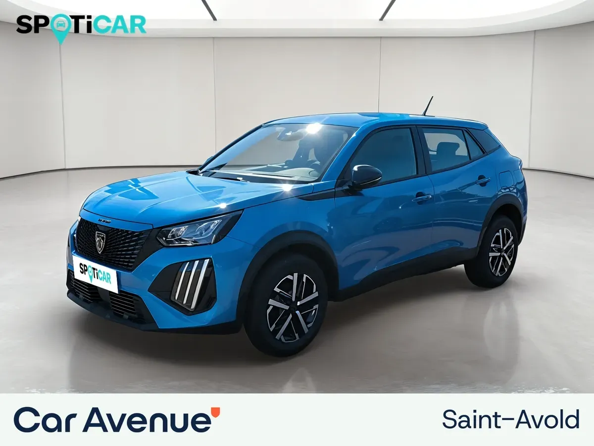 Peugeot 2008 bleu vertigo (s) d'occasion