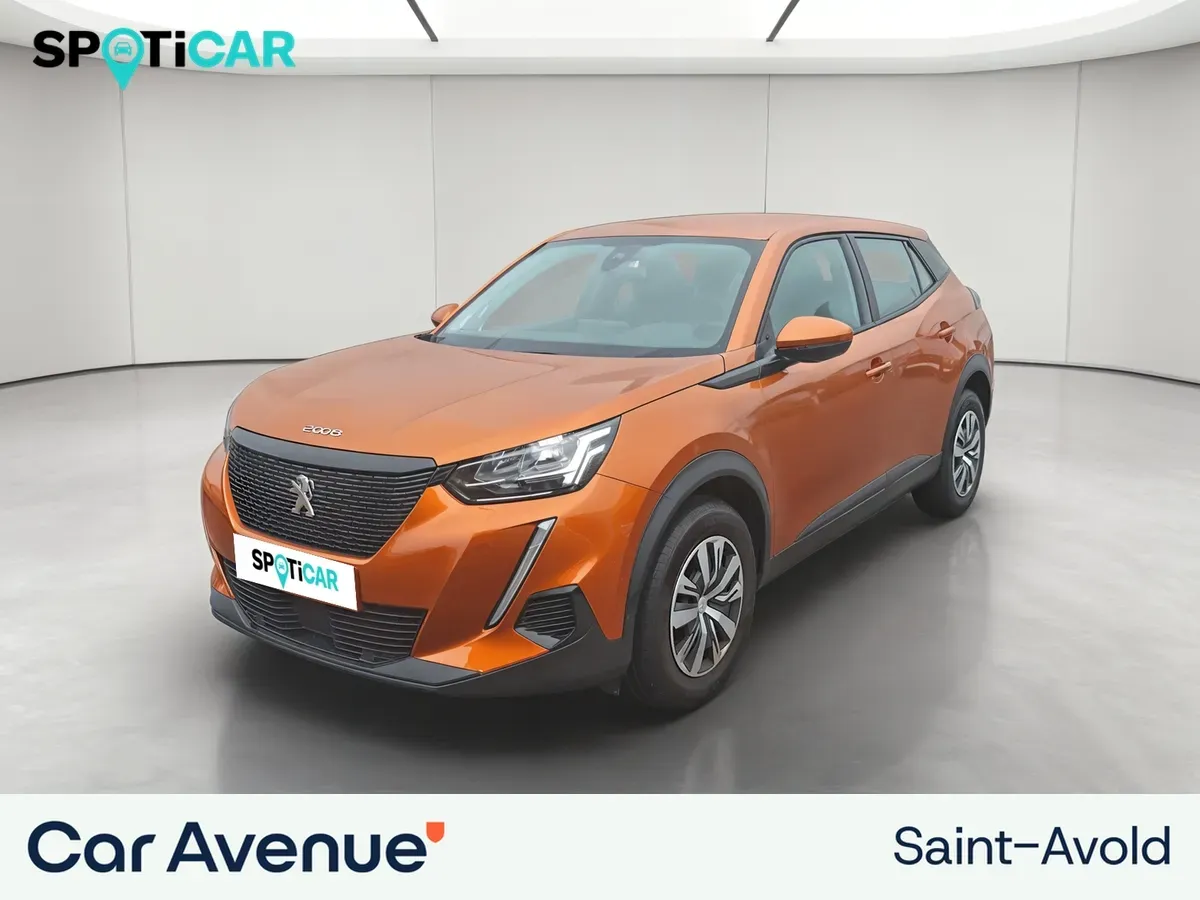 Peugeot 2008 orange d'occasion