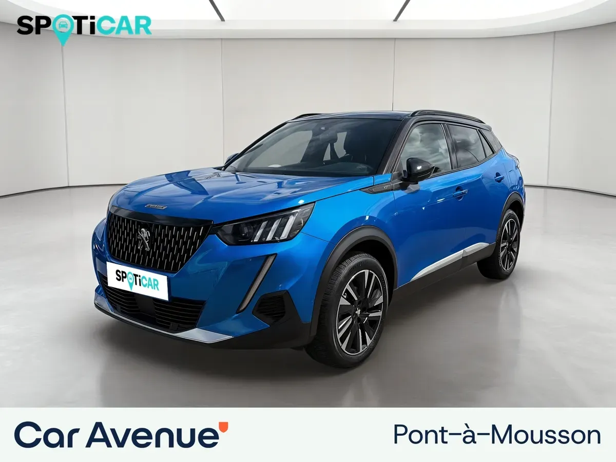Peugeot 2008 bleu vertigo (s) d'occasion