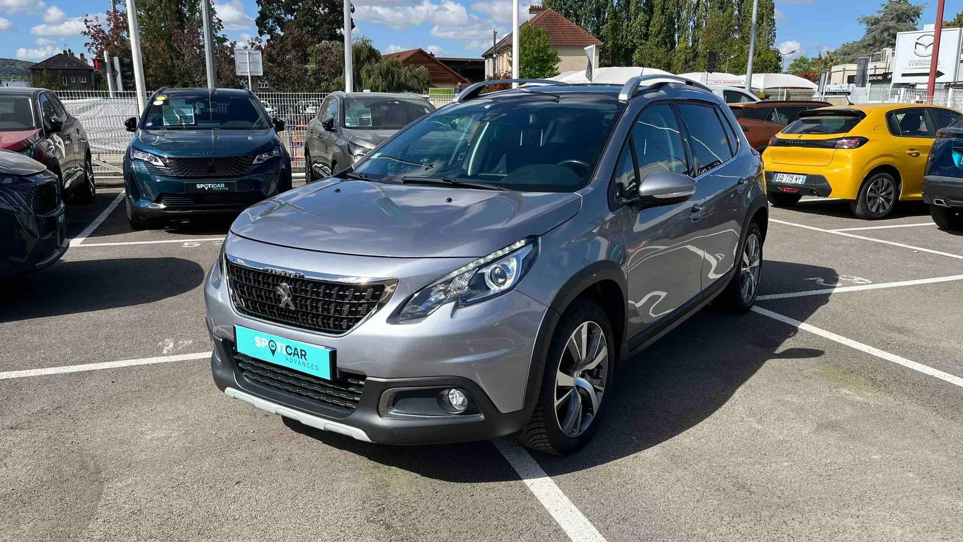 Peugeot 2008 gris d'occasion