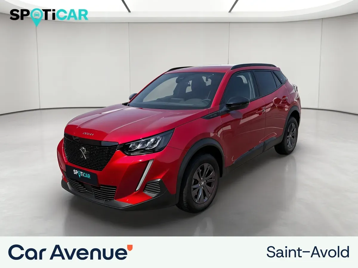 Peugeot 2008 rouge d'occasion