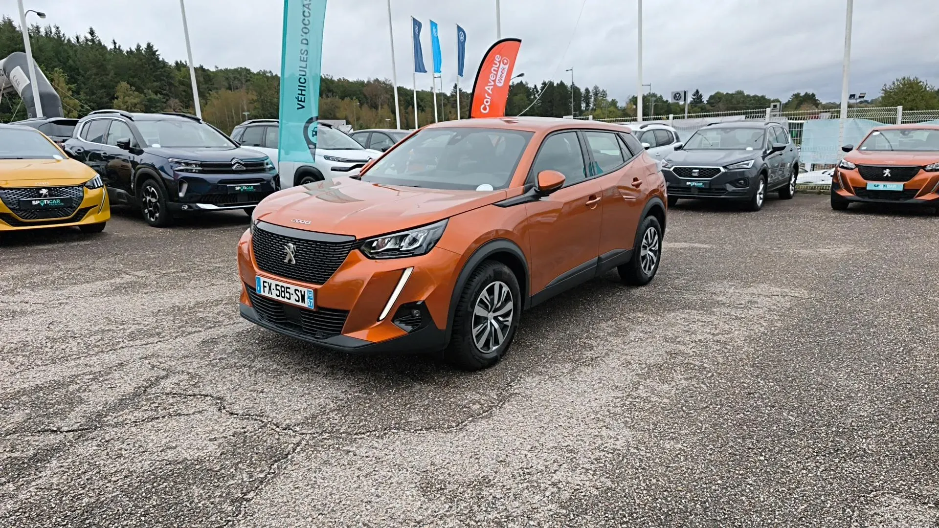 Peugeot 2008 marron d'occasion