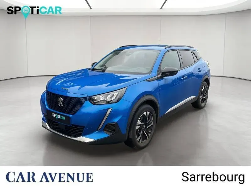 Peugeot 2008 ELECTRIQUE bleu d'occasion