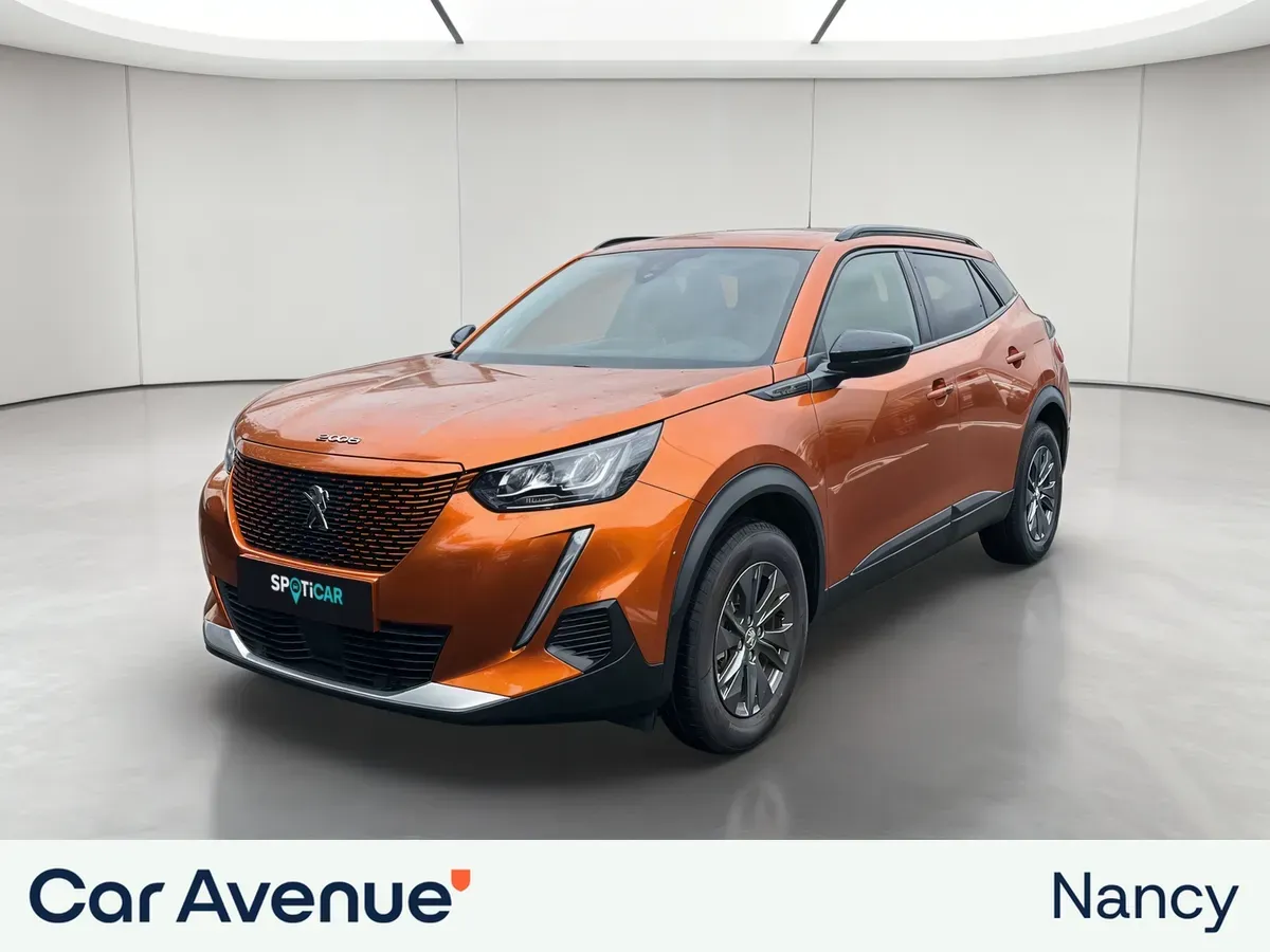 Peugeot 2008 ELECTRIQUE orange d'occasion