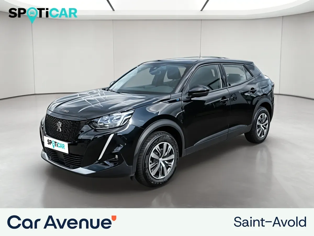Peugeot 2008 ELECTRIQUE noir d'occasion