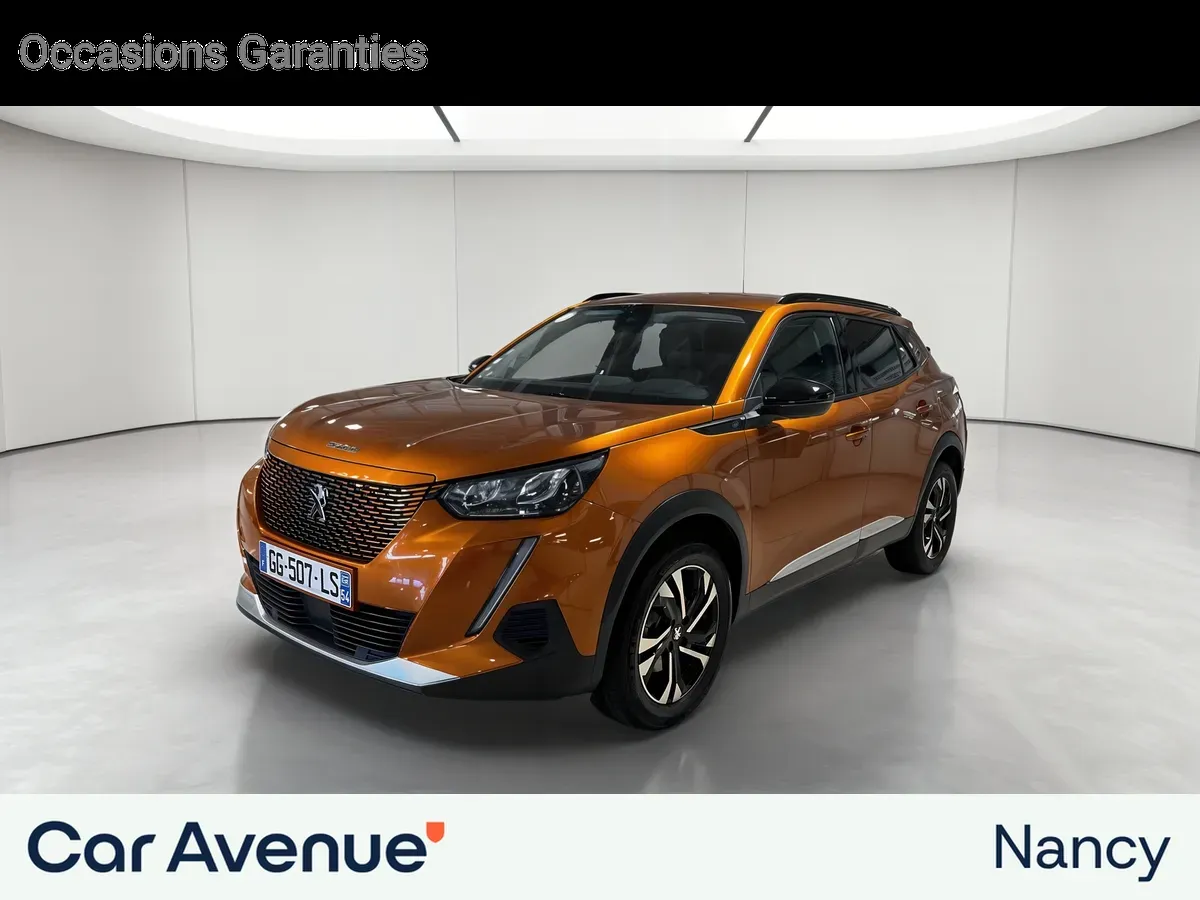 Peugeot 2008 ELECTRIQUE orange d'occasion