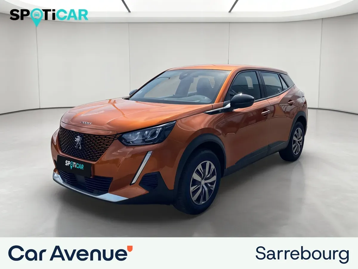 Peugeot 2008 ELECTRIQUE orange d'occasion