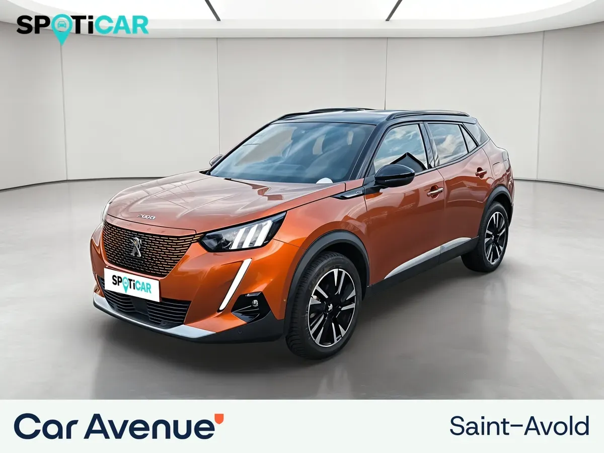 Peugeot 2008 teinte m. orange fusion d'occasion