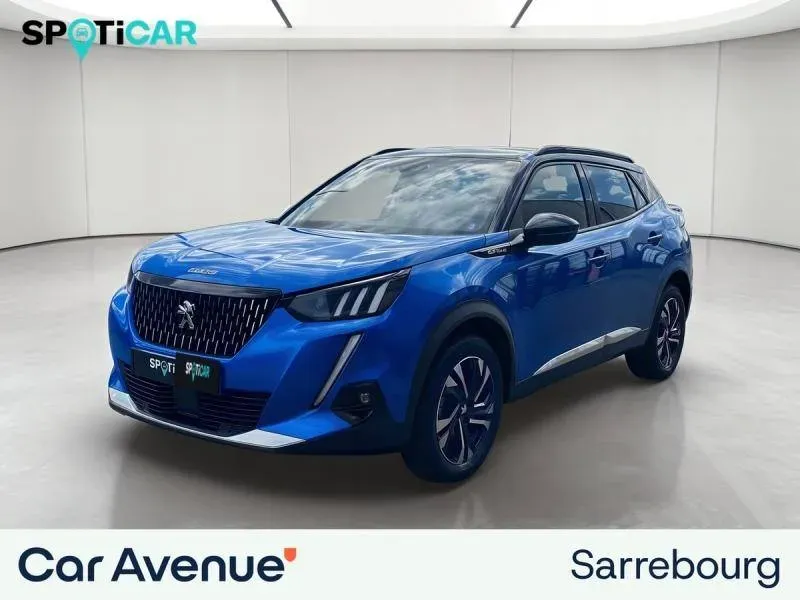 Peugeot 2008 bleu vertigo (s) d'occasion