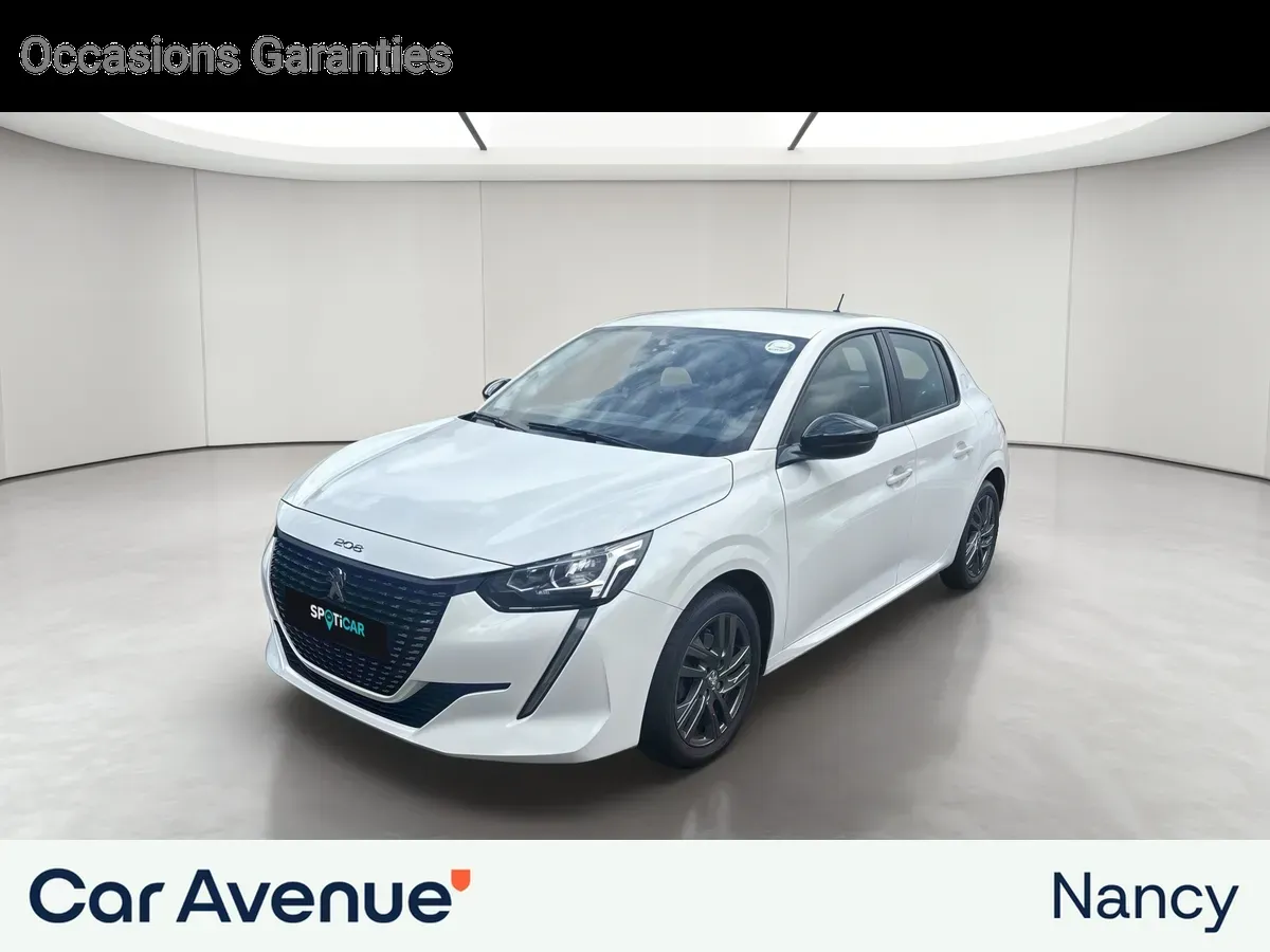Peugeot 208 blanc d'occasion