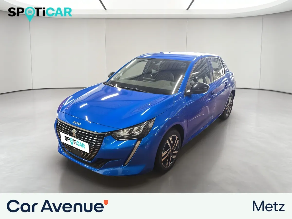 Peugeot 208 bleu vertigo (v) d'occasion