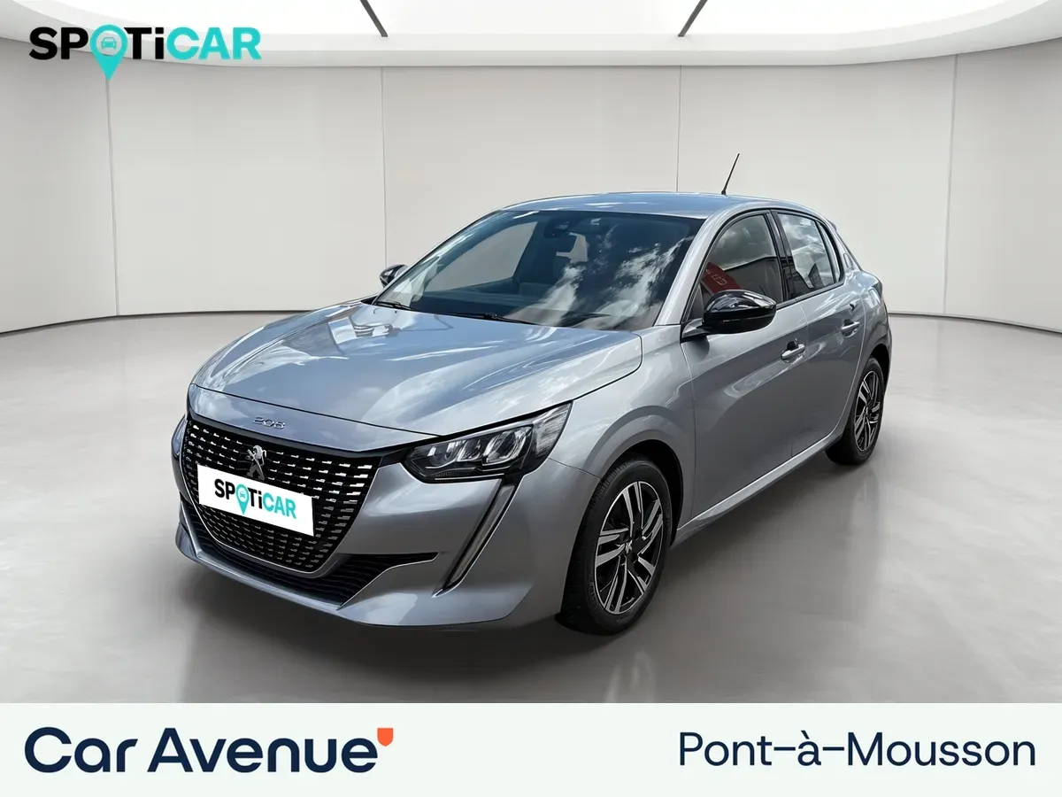 Peugeot 208 gris d'occasion