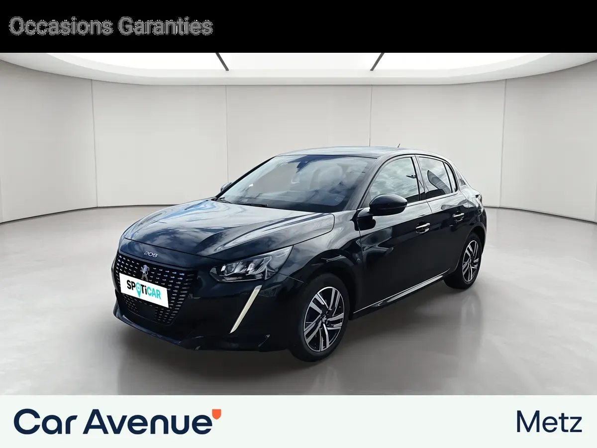 Peugeot 208 noir d'occasion