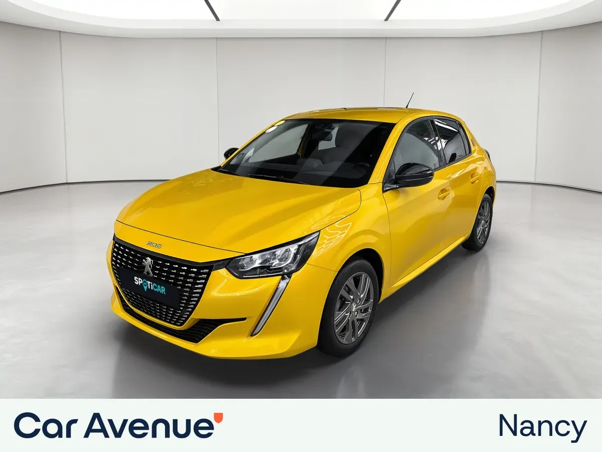 Peugeot 208 jaune faro (m) d'occasion