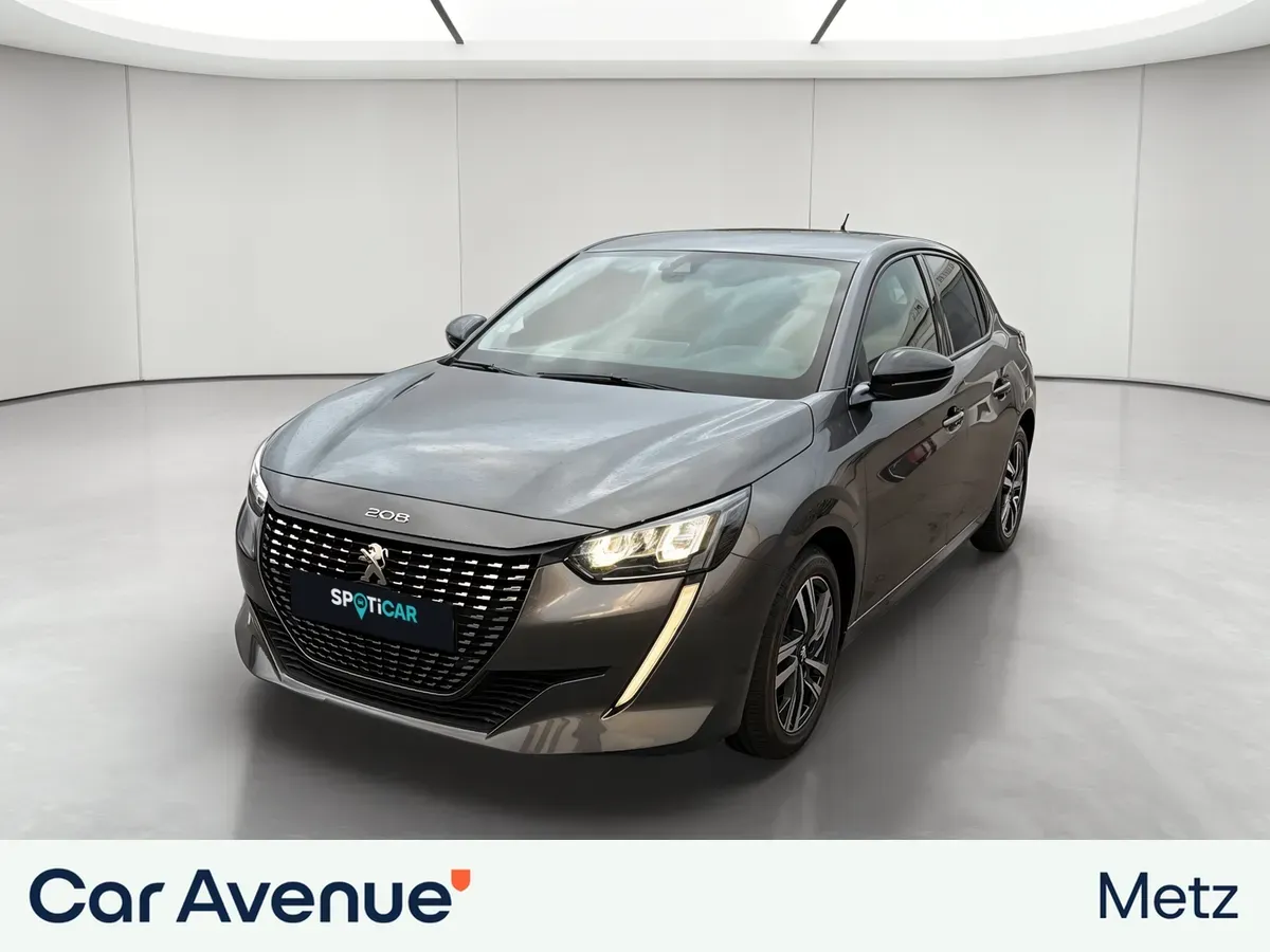 Peugeot 208 gris d'occasion