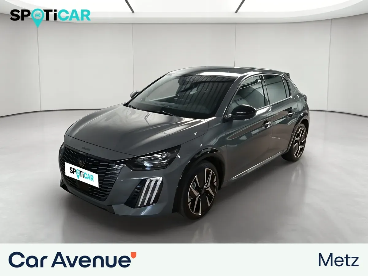 Peugeot 208 gris selenium neuf
