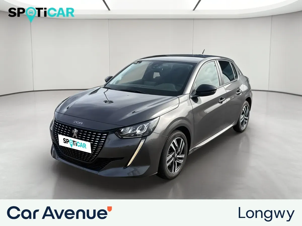 Peugeot 208 gris d'occasion
