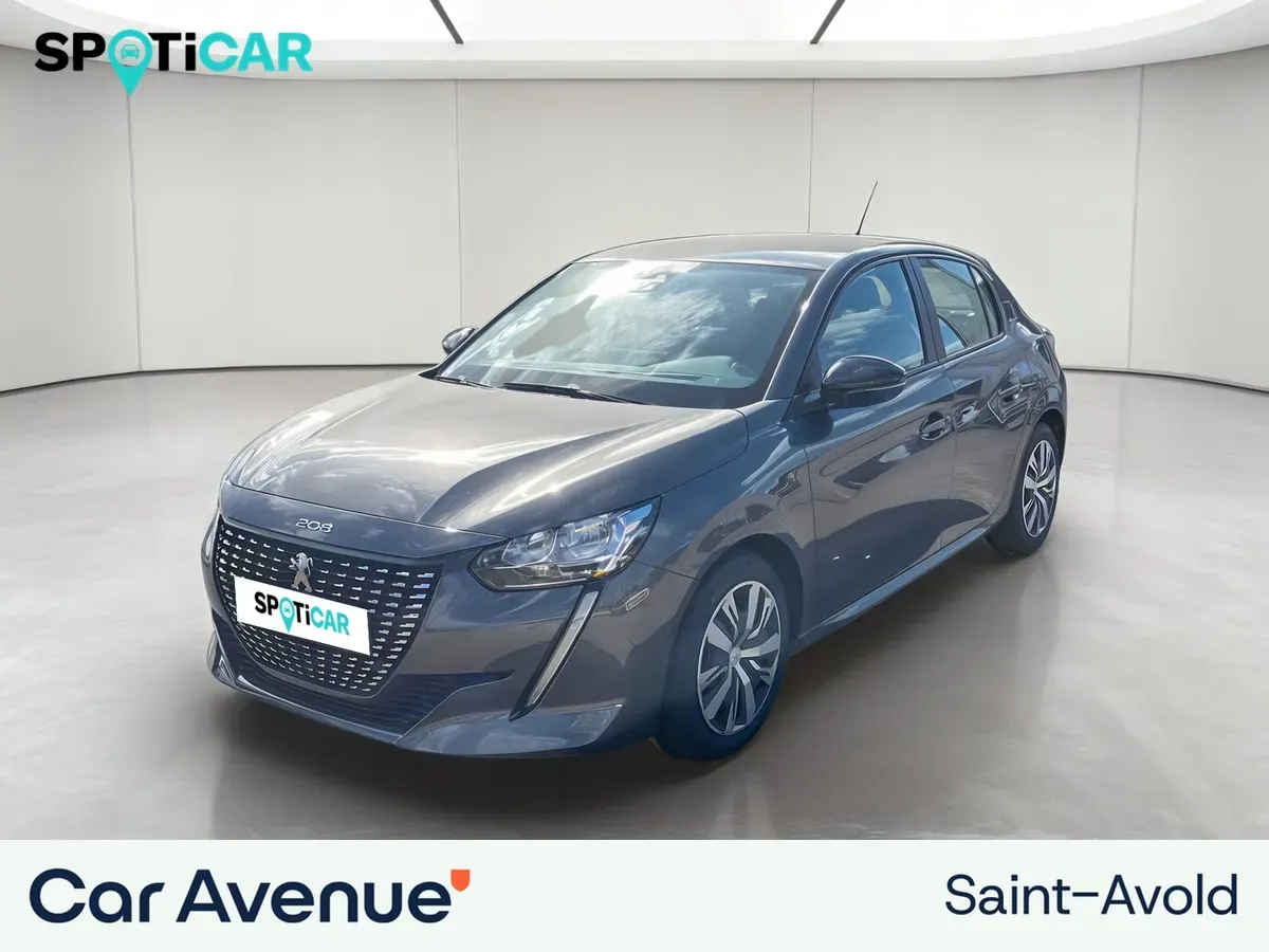 Peugeot 208 gris platinium p. m. d'occasion