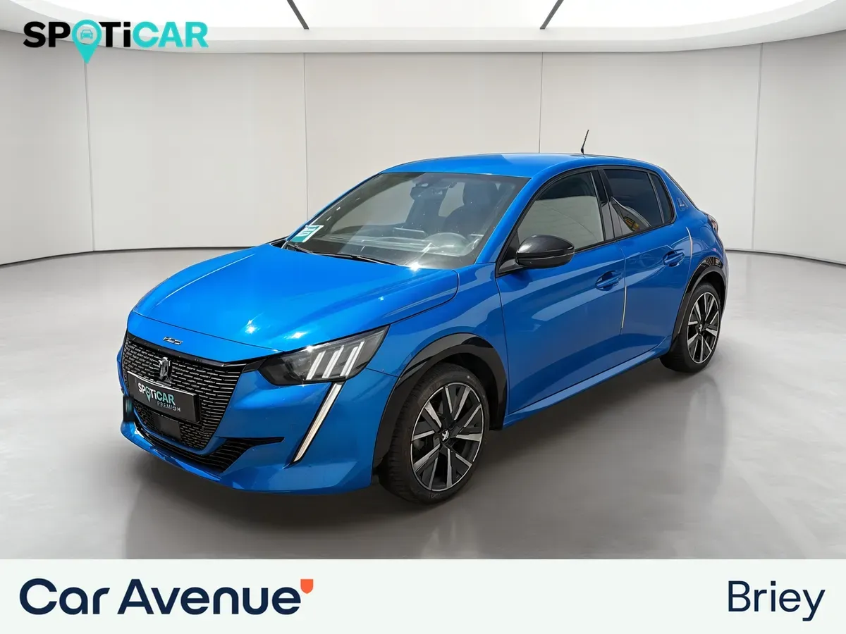 Peugeot 208 bleu d'occasion