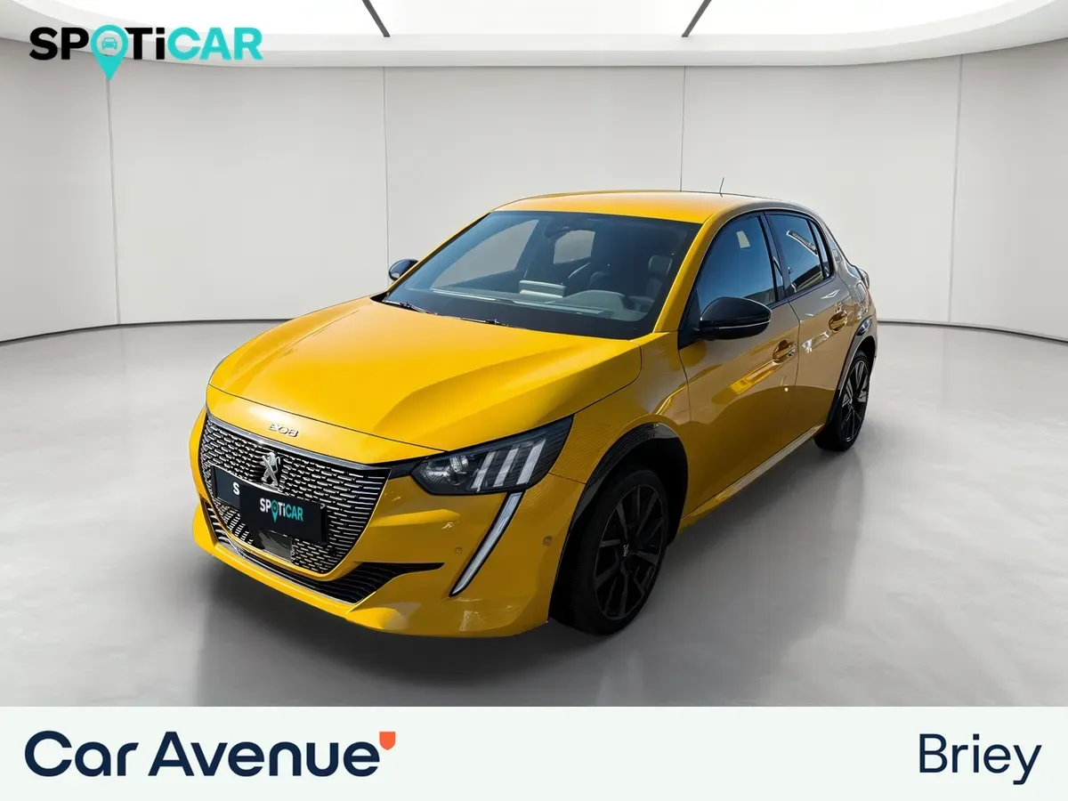 Peugeot 208 jaune d'occasion