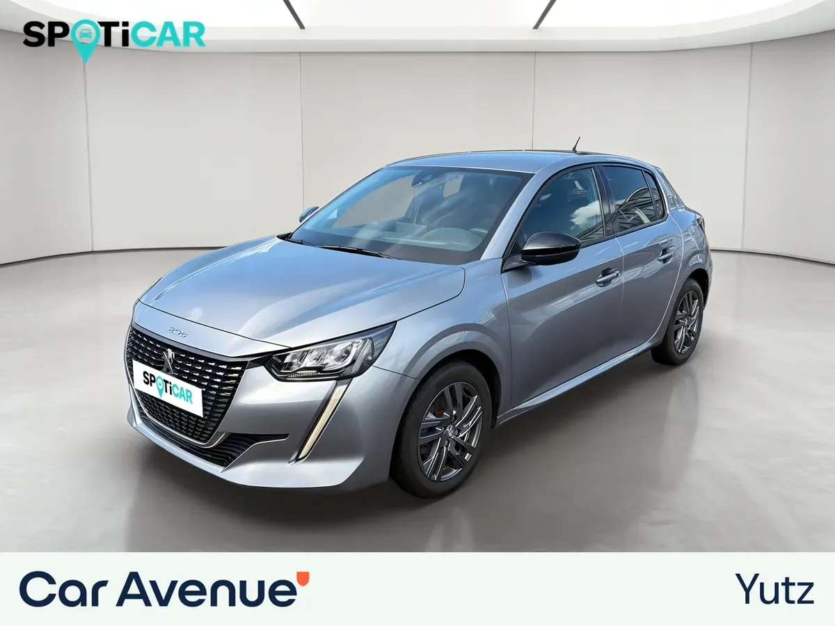 Peugeot 208 gris d'occasion
