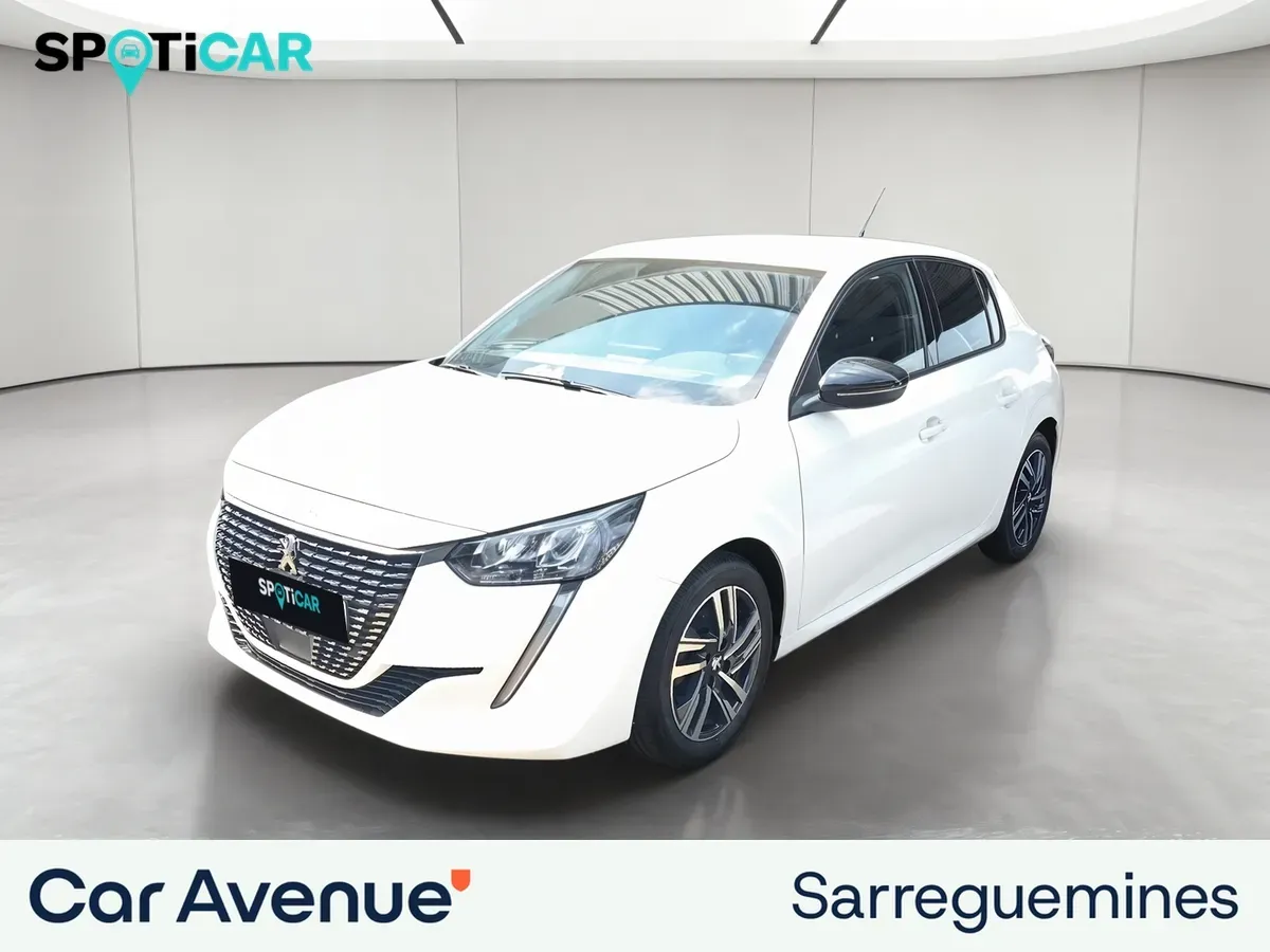 Peugeot 208 teinte opaque blanc banquise d'occasion