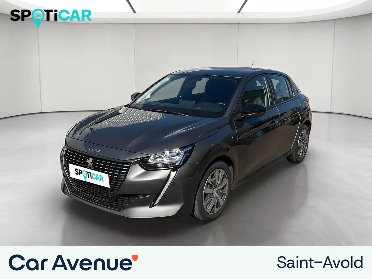Peugeot 208 gris platinium p. m. d'occasion