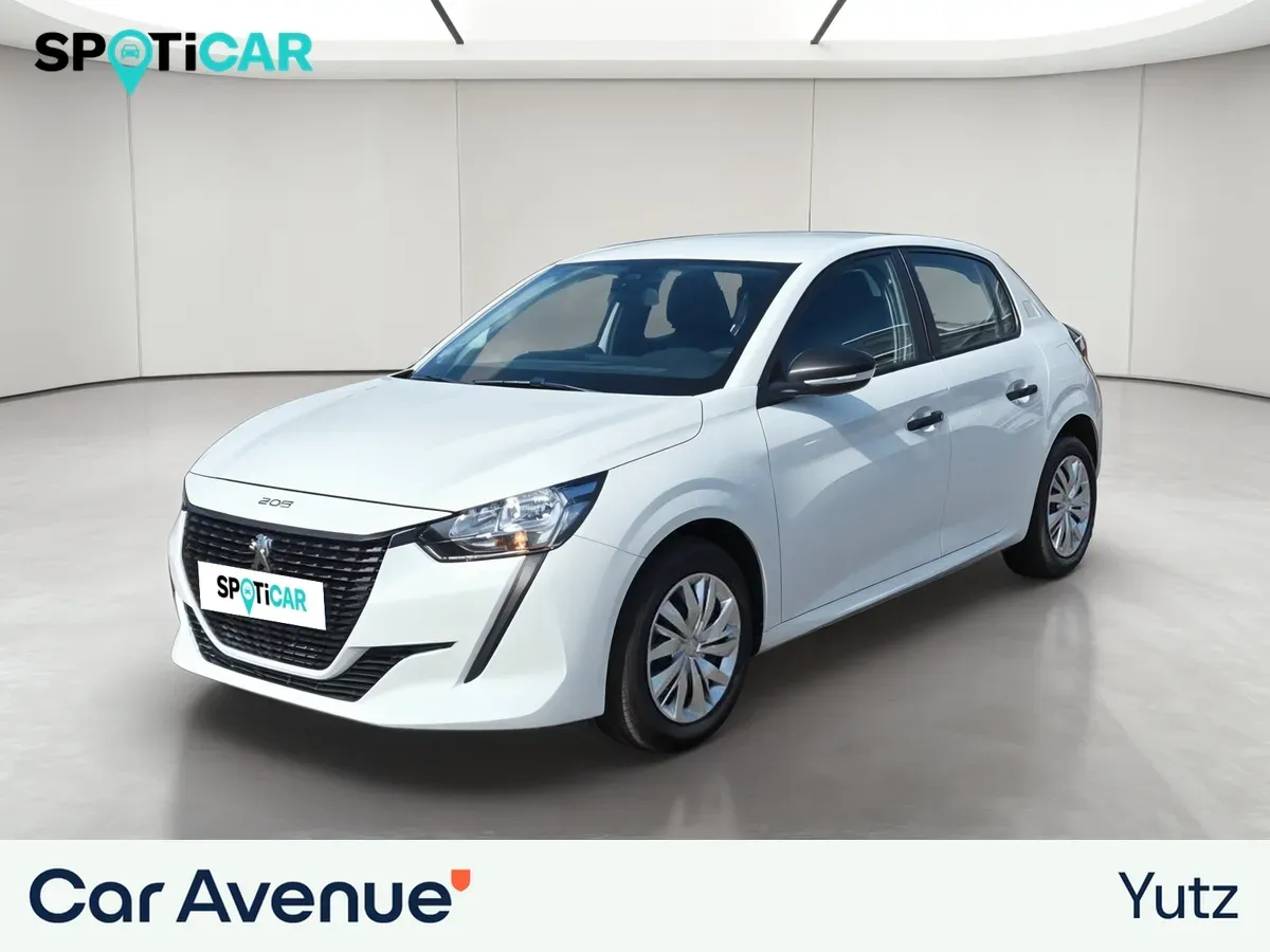 Peugeot 208 blanc banquise (o) d'occasion