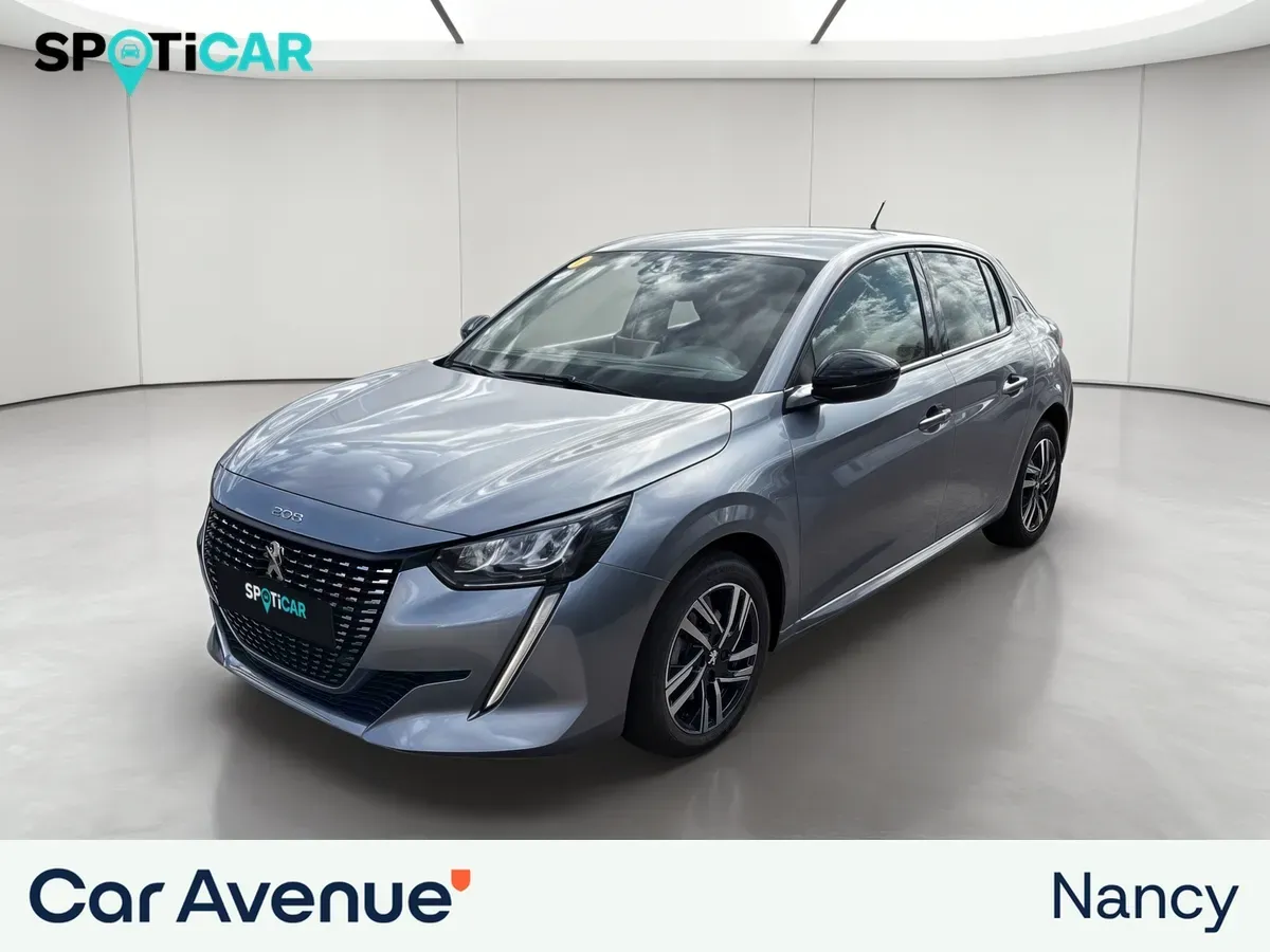 Peugeot 208 gris d'occasion