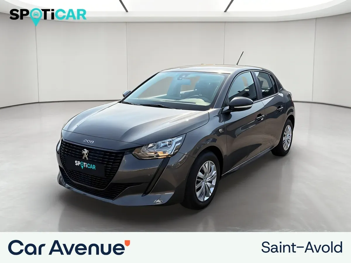 Peugeot 208 gris d'occasion