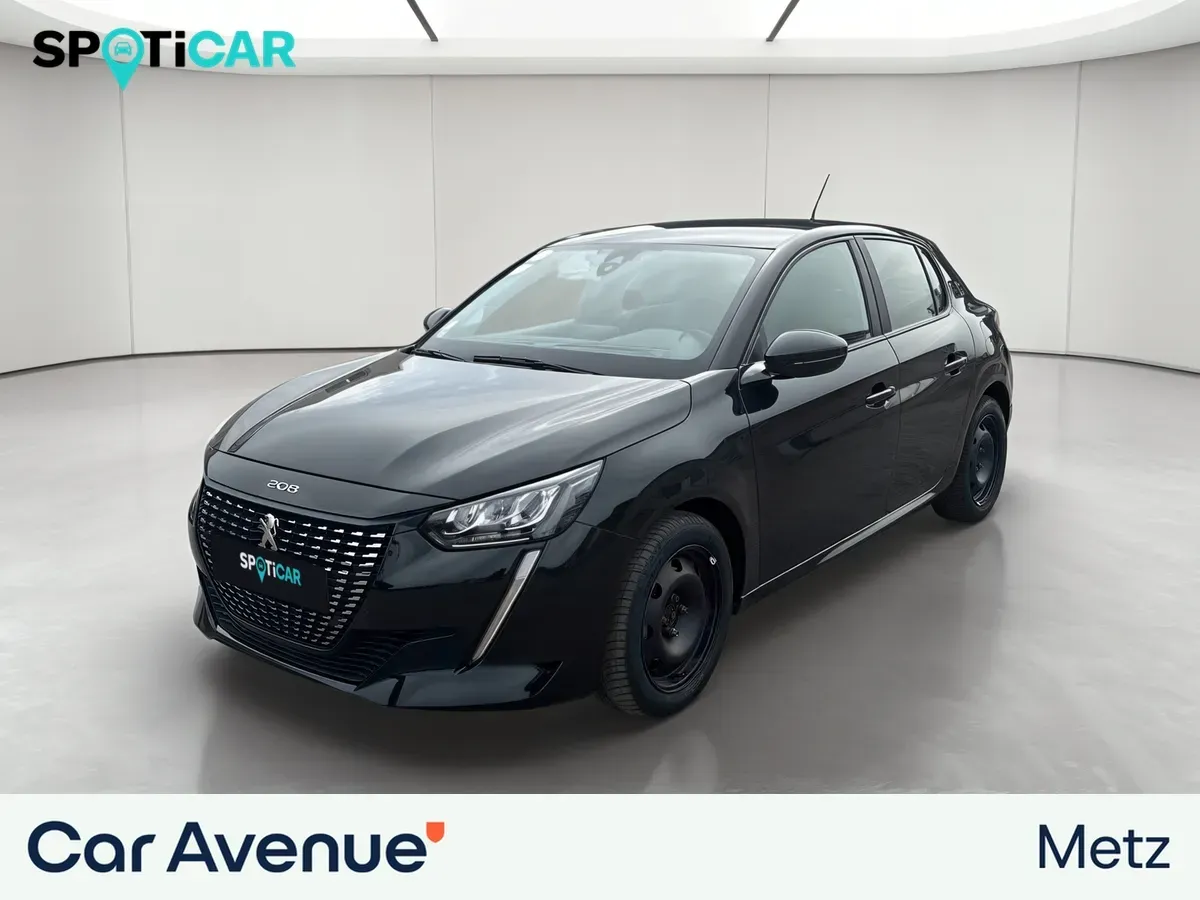 Peugeot 208 jaune d'occasion