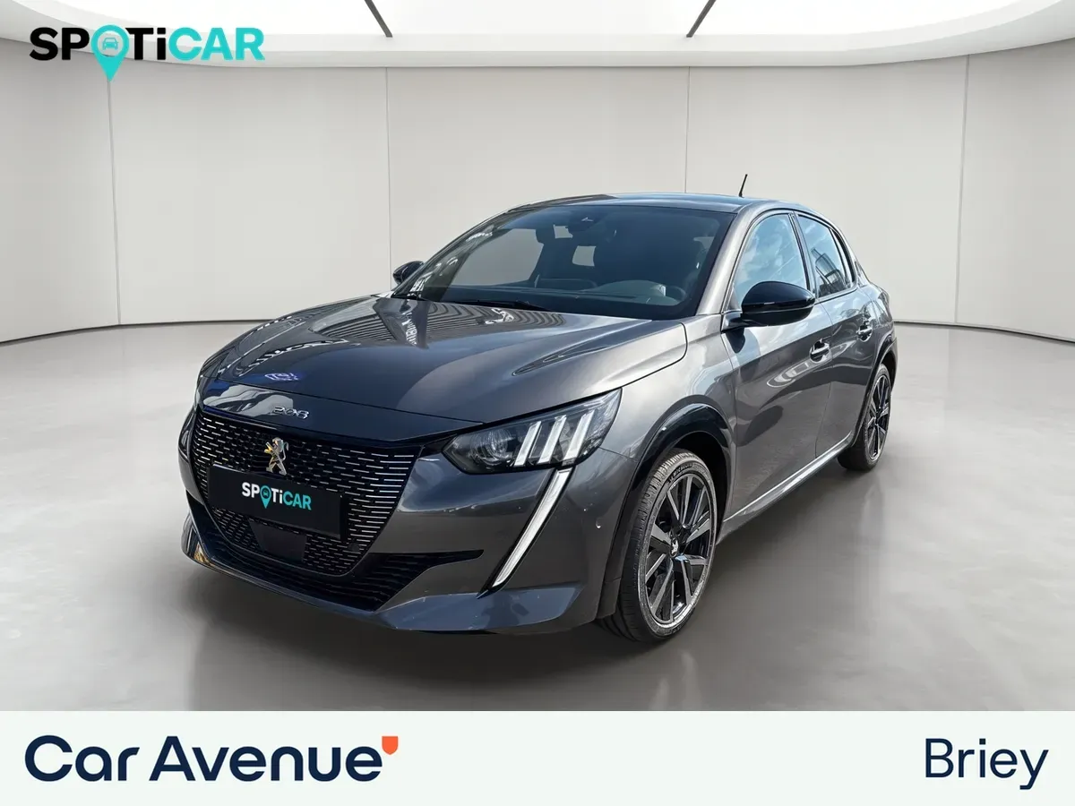 Peugeot 208 gris d'occasion
