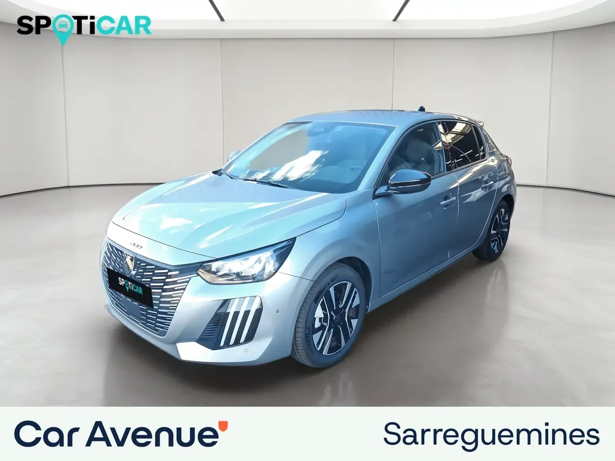 Peugeot 208 gris d'occasion