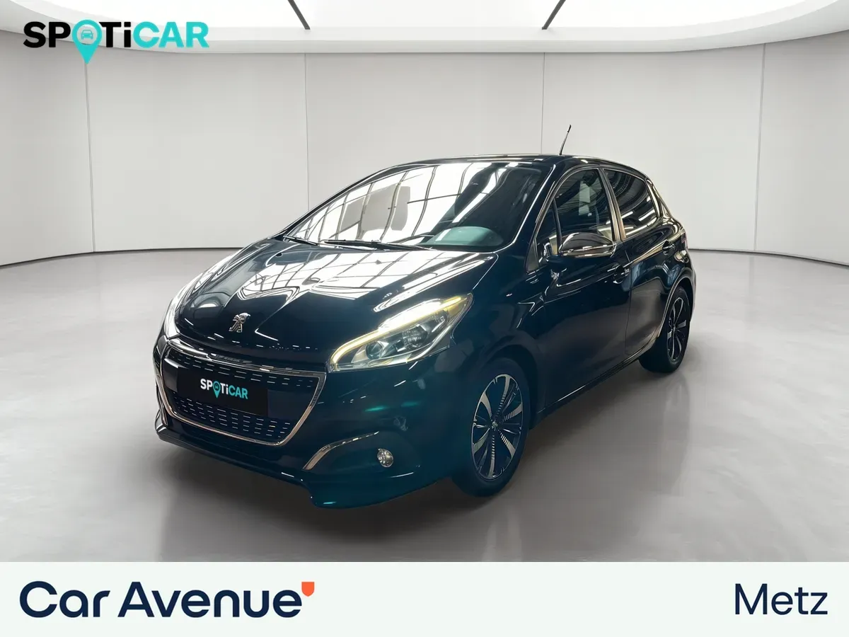 Peugeot 208 noir d'occasion